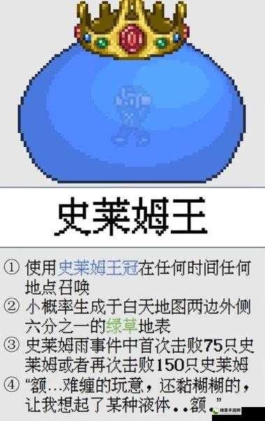 泰拉瑞亚游戏攻略，全面解析如何击败史莱姆王并附带图文详解